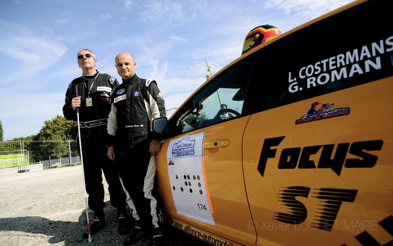 A first event : French Rally, a blind person driving… !