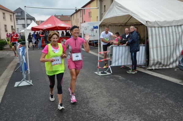 Marie Helene et Odile passage du km152(record battu)