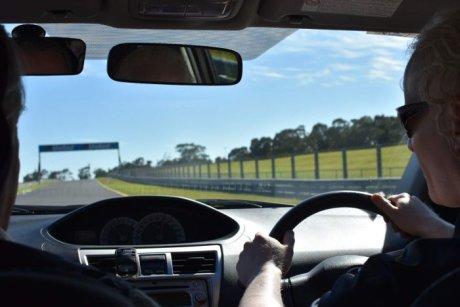 Blind drivers take over at Sandown Raceway in Melbourne for In The Driver's Seat